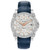 Women's Icon Precisionist Blue Croco-Embossed Leather Strap Watch (U91LV)
