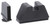 AmeriGlo GL470 Optic Compatible Sight Set for Glock  2XL Tall Serrated Front Sight- Black Rear Sight (R4VS4)