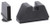 AmeriGlo GL470 Optic Compatible Sight Set for Glock  2XL Tall Serrated Front Sight- Black Rear Sight (R4VS4)