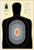 Action Target B27EPROS100 Qualification Pros Silhouette Paper Hanging 23" x 35" Black/Gray/White 100 Per Box                                                                                             (YXXC1)