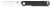 CobraTec Knives CTMONBLK Monarch  3.50" Folding Plain Satin D2 Steel Blade, 4.75" Black G10 Handle                                                                                                       (L2UDY)