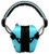 Pyramex VGPME26 Venture Gear Sentinel Muff Polymer 26 dB Over the Head Powder Blue/Black Adult 1 Pair (ZT1L7)