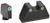 AmeriGlo GL329 Optic Compatible Sight Set for Glock  XL Tall Green Tritium White Outline Front Sight-Green Tritium White Outline Rear Sight                                                              (E2M1I)