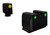 Rival Arms RA3A231G Night Sights for Glock MOS  Green Tritium Orange Outline Front Sight-Green Tritium Black Outline Rear Sight Glock 17/19 (J4348)