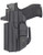 C&G Holsters 1214100 Covert  IWB Black Kydex Belt Clip Fits Walther PDP 4" Right Hand                                                                                                                    (1P22I)
