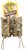 High Speed Gear 11PT02MC TACO Mag Pouch Double MultiCam Nylon MOLLE Compatible w/ Pistol (1DJJ8)