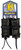 High Speed Gear 13PT12MB TACO Mag Pouch Double MultiCam Black Nylon Belt Belts 2.25" Wide Compatible w/ Pistol                                                                                           (QF13Y)