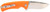 S.O.G SOG14060343 Tellus FLK 3.65" Folding Clip Point Plain Stonewashed Cryo 440C SS Blade, Blaze Orange Textured GRN Handle, Blister Pack                                                               (UU88L)