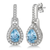 Pear Shaped Aquamarine Earrings (2VBMP)