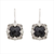 Onyx And Diamond Earrings (XKZG0)