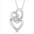 Diamond Heart Necklace (EJFWG)