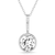 White Topaz & Diamond Necklace (637BR)