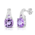 Amethyst Earrings (B1W4Z)