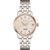 Seiko Ladies Presage, 2-Tone Ss/Rose Gold, Rose Textured Dial, Rose Bezel (N3UMS)