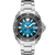 Seiko Prospex Automatic Diver Samurai Manta, Ss, Ocean Blue Dial, Sharp Edge Case (X5V6A)