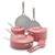 Nova 10Pc Ceramic Nonstick Cookware Set Coral (GVX9G)