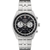 Seiko Essentials Ss Chronograph Black Dial, Silver Accents, Silver Bracelet (ECHMJ)