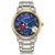 Men's Disney Mickey Mouse Stainless Steel Bracelet Watch, Blue Dial (EWCF1)