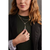 Diamante Circle With Pavé Link Y Necklace  - Gold. 17" Length (SFUZ5)