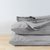 Stonewashed Linen Sheet Sets Queen Dove Grey (OH5AS)