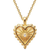 Diamond Starburst Heart Necklace (074H5)