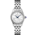 Seiko Swarovski Crystals Ss Quartz White Dial, Silver Bracelet (BT2CG)
