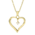 Diamond Heart Necklace (OE51T)