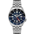 Seiko 5 Sports Ss Automatic Gmt Blue Dial With Red Accents, Jubilee Bracelet (07BFD)