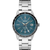 Seiko Presage Style 60S Ss Automatic Gmt Ocean Blue Dial, Black Bezel, Ss Bracelet (JRQYI)