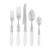 Aladdin Brilliant 5-Piece Flatware Set - White (9Z98E)