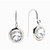 Round White Topaz Earrings (LIHFH)