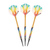 Elkadart Rainbow 90% Tungsten Soft Tip Darts Multi Color Titanium Coating 18 Grams (FV54H)