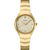 Seiko Essentials Sgp Quartz Champagne Dial, Contemporary Gold Bracelet, Textured Dial (FQZU7)