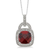 Garnet And Diamond Pendant (Z8DKI)
