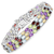 Multi Stone Three Row Bracelet (2M9CE)