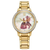 Ladies' Belle Gold-Tone Stainless Steel Bracelet, Gold-Tone Dial (NX8MQ)