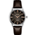 Seiko Presage Cocktail Time Ss Automatic Charcoal Dial W/Gold Accents, Brown Leather Strap (M67Z8)