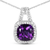 Amethyst & Topaz Pendant & Chain (PXRNP)