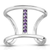 Contemporary Amethyst Ring (JJN76)