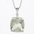 Green Amethyst Necklace (U9FZT)