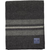 Faribault Mill Cabin Wool Throw - Charcoal (BNT30)