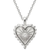 Diamond Starburst Heart Necklace (PEZ0I)