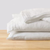 Stonewashed Linen Sheet Sets King White (F6EMF)