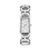 Ladies' Mini Empire Silver-Tone Stainless Steel Watch Silver Mk Logo Dial (9QO73)