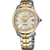 Seiko Coutura Tt Quartz Mother Of Pearl Dial, Gold/Silver Bracelet And Bezel (8OSKP)