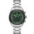 Seiko Prospex Ss Solar Chronograph Green Dial, Black Bezel, Ss Bracelet (0TFL1)