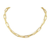 Diamante Jm Large Link Necklace - Gold. 18.5" L. (Z8RIB)