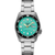Seiko 5 Sports Ss Automatic Light Teal Green Dial, Black Bezel,  Medium Size, Ss Bracelet (JBAEL)