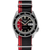 Seiko 5 Sports Ss Automatic Red/Black Dial, Racing Inspired, Red/Black Fabric Nato Strap (K981N)