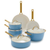Reserve Ceramic Nonstick 10Pc Cookware Set Sky Blue (EFGP0)